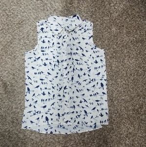 Olive and Oak Bird Blouse